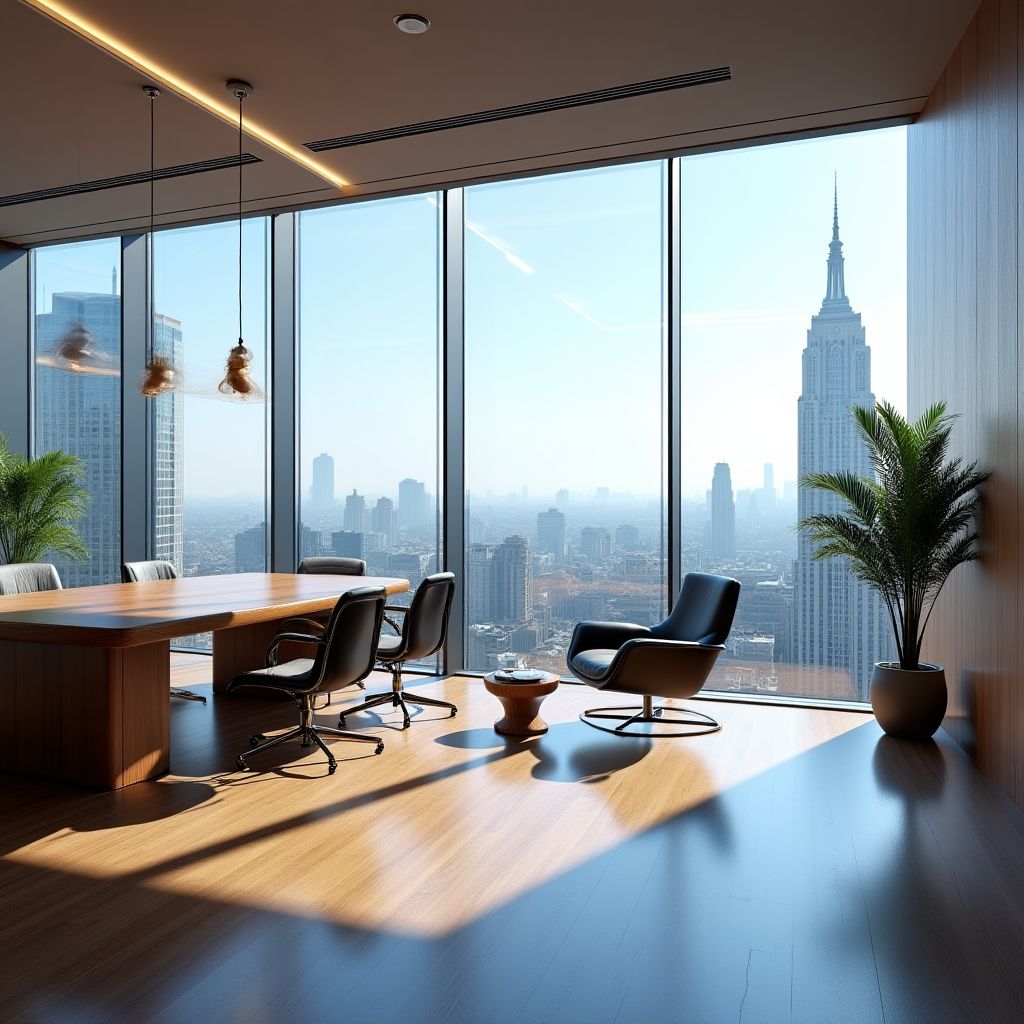 Oficinas de FinConsult AR en Buenos Aires con vista panorámica del distrito financiero